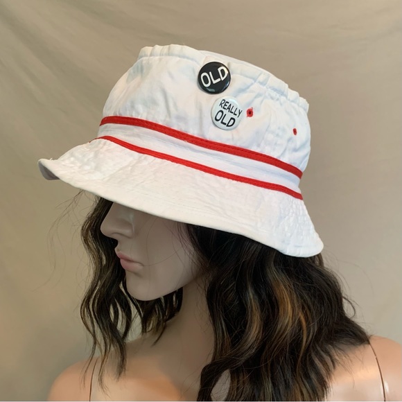 “Retired But Re-Hired” Vintage Joke Bucket Hat - Picture 7 of 12